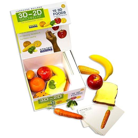 Language Builder 3D - 2D Food Matching Kit
