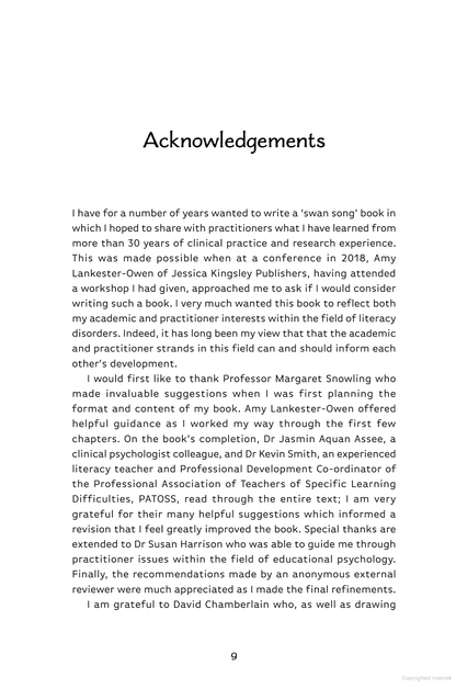 Understanding and Supporting Children with Literacy Difficulties