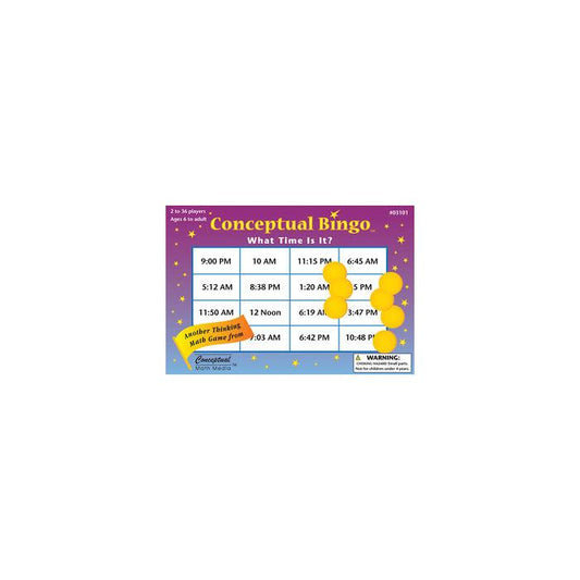 Conceptual Bingo - What Time Is It?