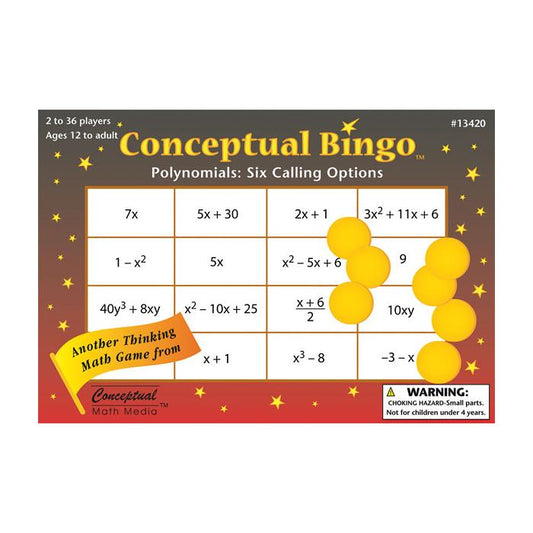 Conceptual Bingo - Polynomials