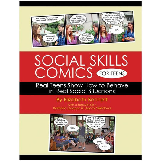 Social Skills Comics for Teens Workbook