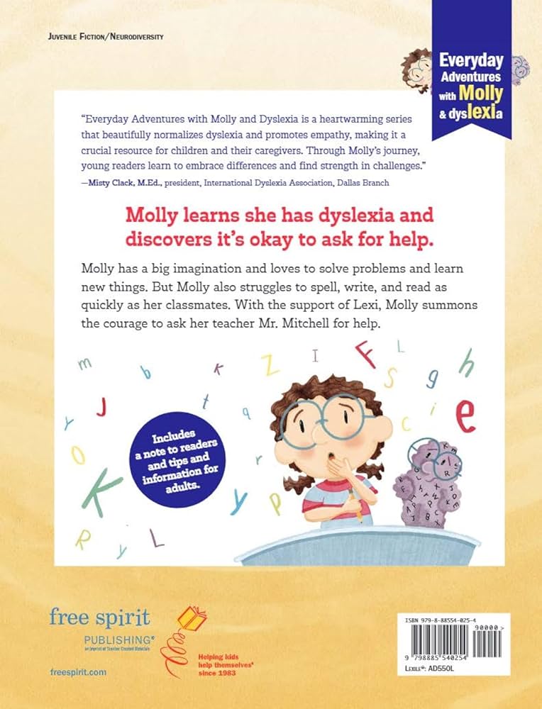 Everyday Adventures with Molly and Dyslexia 3-Book Set