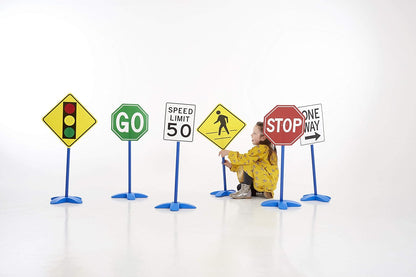 Traffic Signs for Early Learning Road Safety (Set of 6)