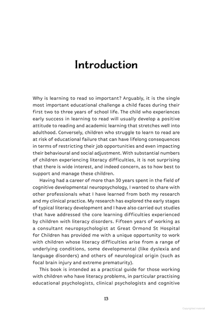 Understanding and Supporting Children with Literacy Difficulties