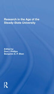 Research In The Age Of The Steadystate University