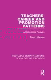 Teachers' Career and Promotion Patterns