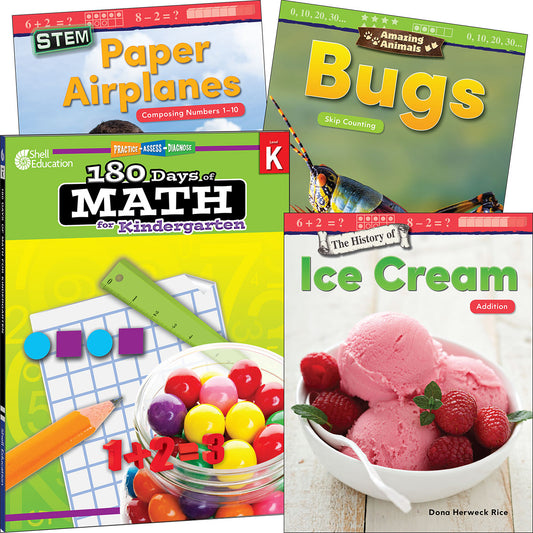 Learn-at-Home: Explore Math Bundle Grade K: 4-Book Set