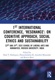 1st International Conference, â€˜Resonanceâ€™: on Cognitive Approach, Social Ethics and Sustainability