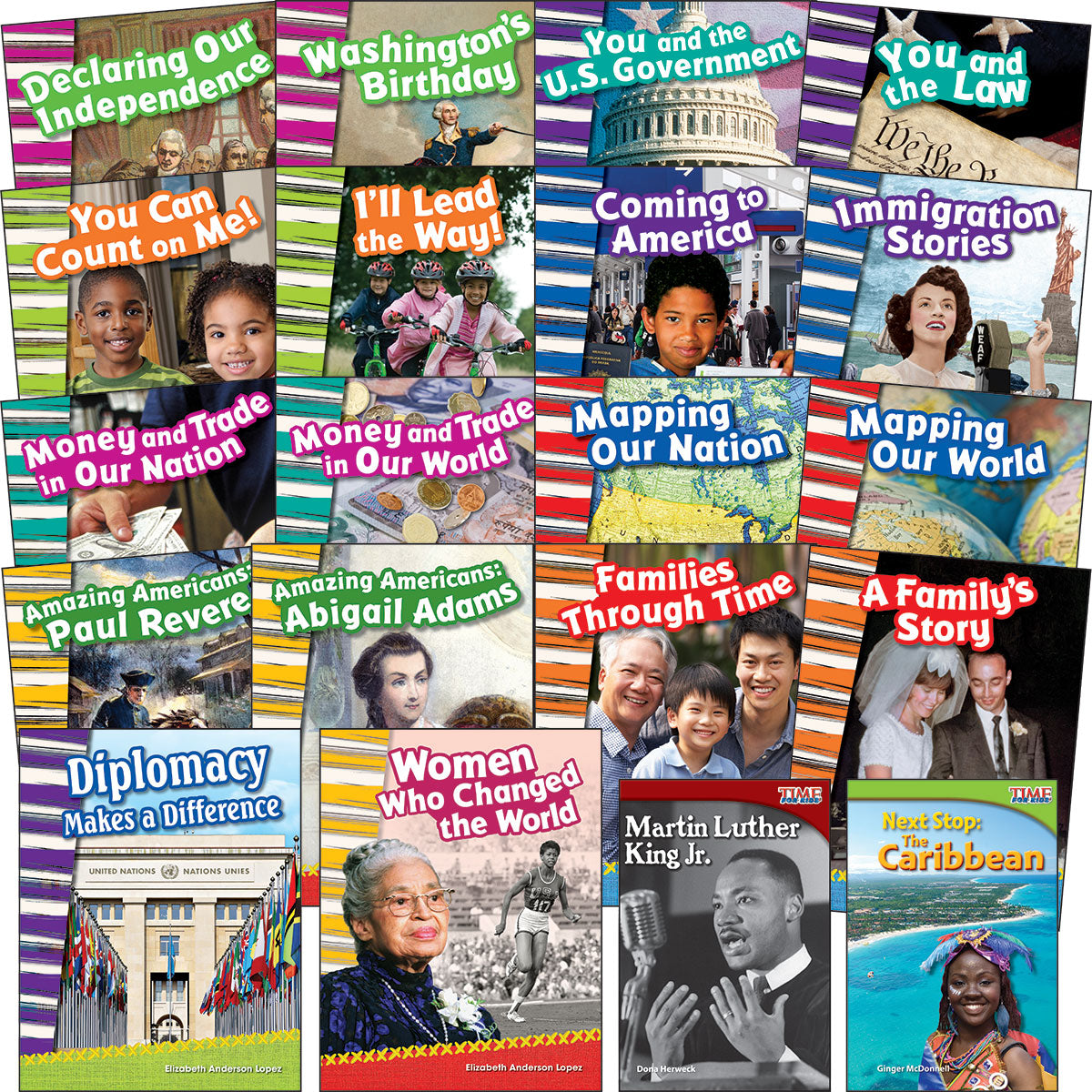 Social Studies (C3) Grade 2: 20-Book Set