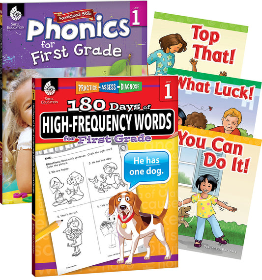 Learn-at-Home: Phonics Practice Reading Grade 1 Bundle: 5-Book Set