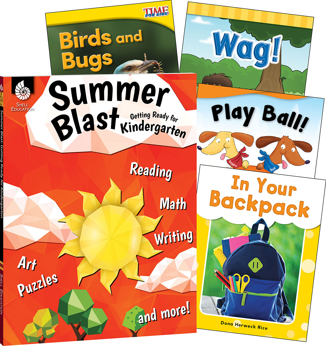 Learn-at-Home: Summer Reading Bundle Grade K: 5-Book Set