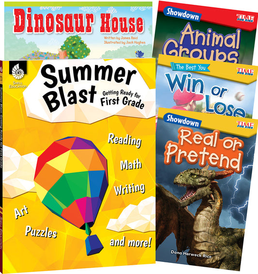 Learn-at-Home: Summer Reading Bundle Grade 1: 5-Book Set