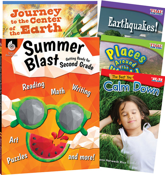 Learn-at-Home: Summer Reading Bundle Grade 2: 5-Book Set