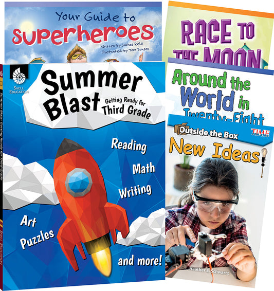 Learn-at-Home: Summer Reading Bundle Grade 3: 5-Book Set
