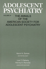 Adolescent Psychiatry, V. 24