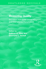 Measuring Quality: Education Indicators