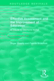 Effective Assessment and the Improvement of Education