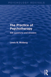 The Practice of Psychotherapy