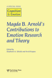 Magda B. Arnold's Contributions to Emotion Research and Theory