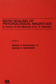 Ratio Scaling of Psychological Magnitude