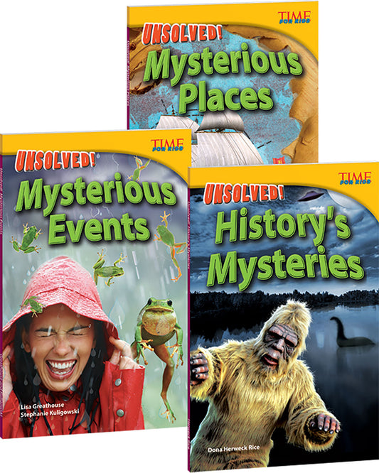 TIME FOR KIDS® Nonfiction Readers Unsolved Mysteries Set of 3