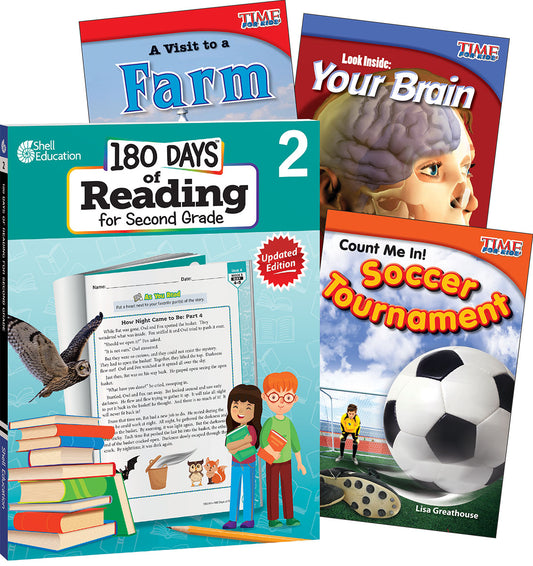 Learn-at-Home Reading: Bundle Grade 2: 4-Book Set