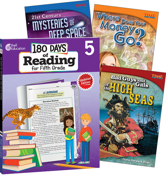 Learn-at-Home Reading: Bundle Grade 5: 4-Book Set