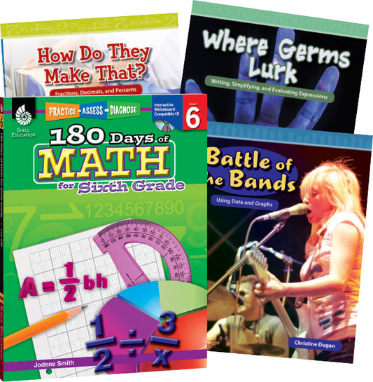 Learn-at-Home: Math Bundle Grade 6
