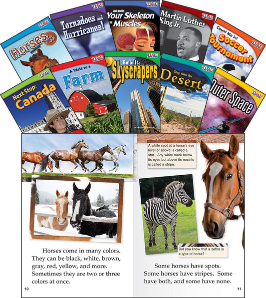 TIME FOR KIDS® Informational Text Grade 2 Readers Set 2 10-Book Set