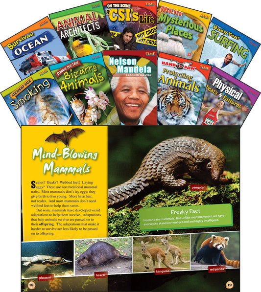 TIME FOR KIDS® Informational Text Grade 4 Readers Set 2 10-Book Set