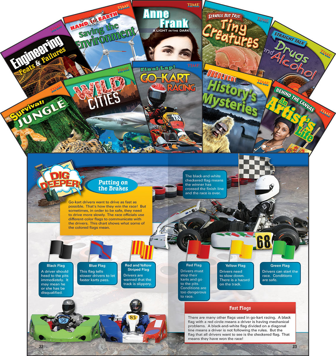 TIME FOR KIDS® Informational Text Grade 4 Readers Set 3 10-Book Set