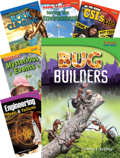 TIME FOR KIDS® Nonfiction Readers STEM Grade 4, 10-Book Set