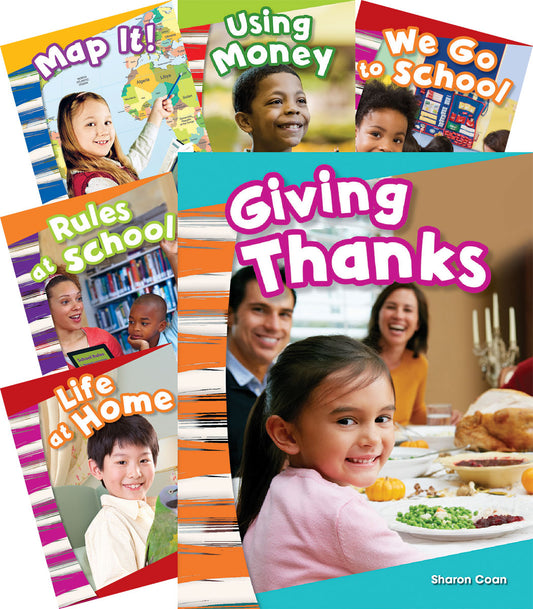 Social Studies Kindergarten 10-Book Set