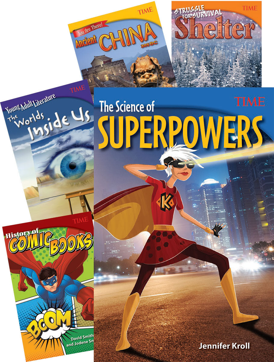 TIME Informational Text Grade 6 Set 2, 5-Book Set