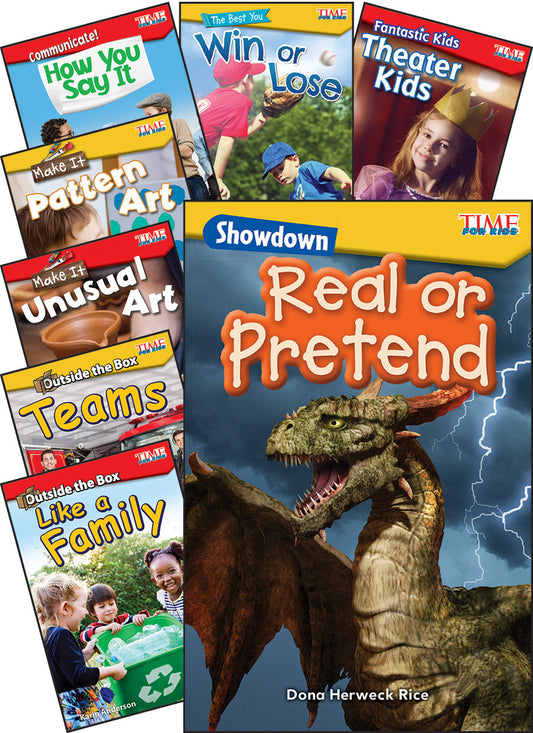 TIME FOR KIDS Social Studies/Language Arts Grades K-1, 8-Book Set