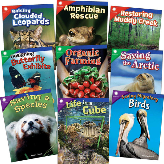 Smithsonian Informational Text: Animals & Ecosystems Grades 3-5: 9-Book Set