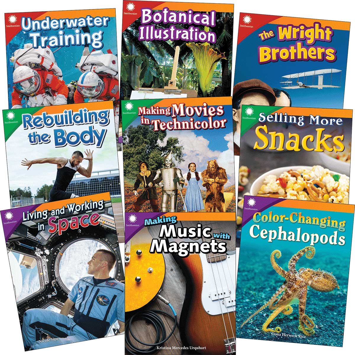 Smithsonian Informational Text: Pushing the Limits Grades 3-5: 9-Book Set