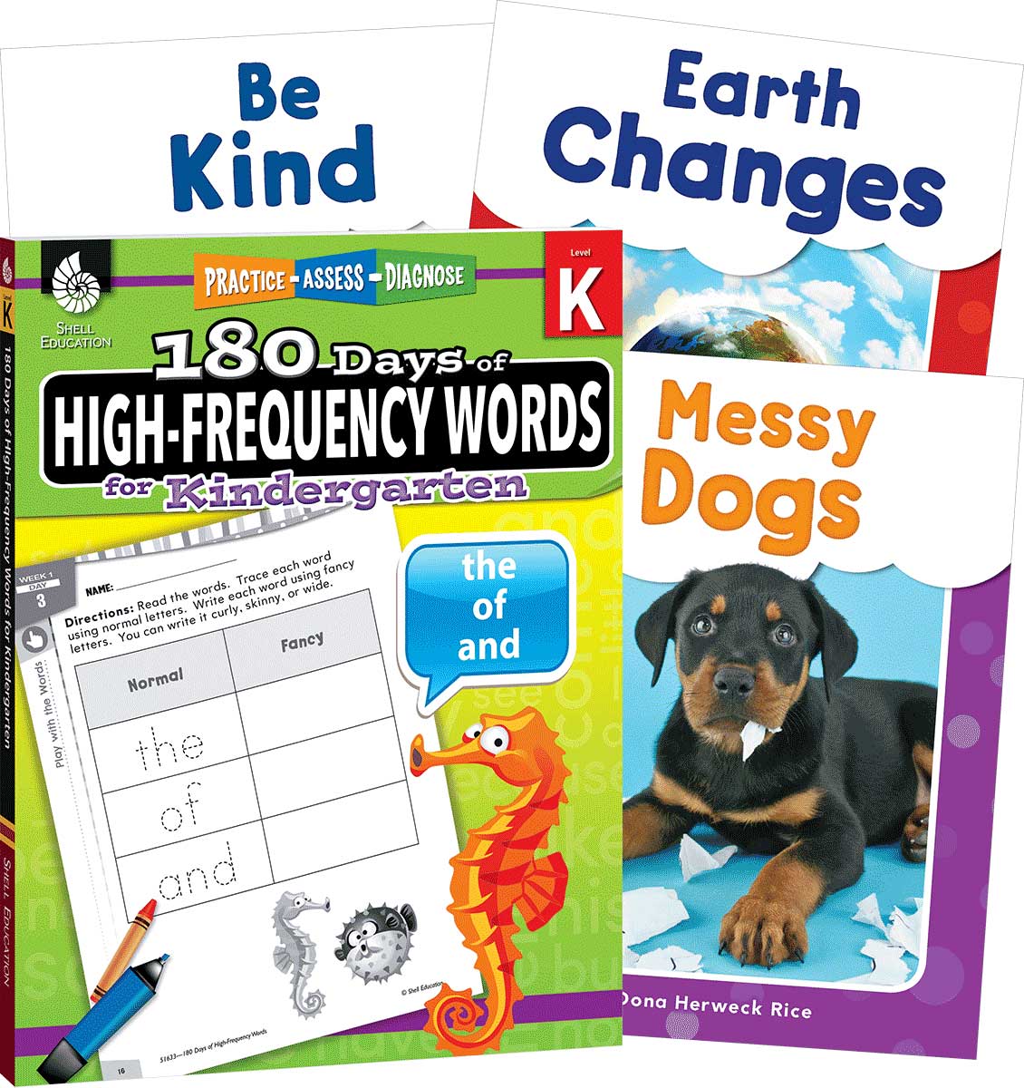 Learn-at-Home: High-Frequency Words Bundle Grade K: 4-Book Set