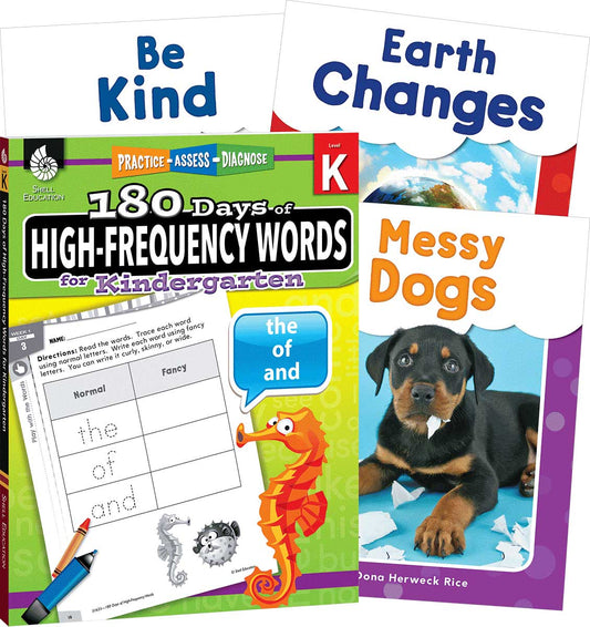 Learn-at-Home: High-Frequency Words Bundle Grade K: 4-Book Set