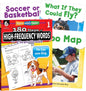 Learn-at-Home: High-Frequency Words Bundle Grade 1: 4-Book Set
