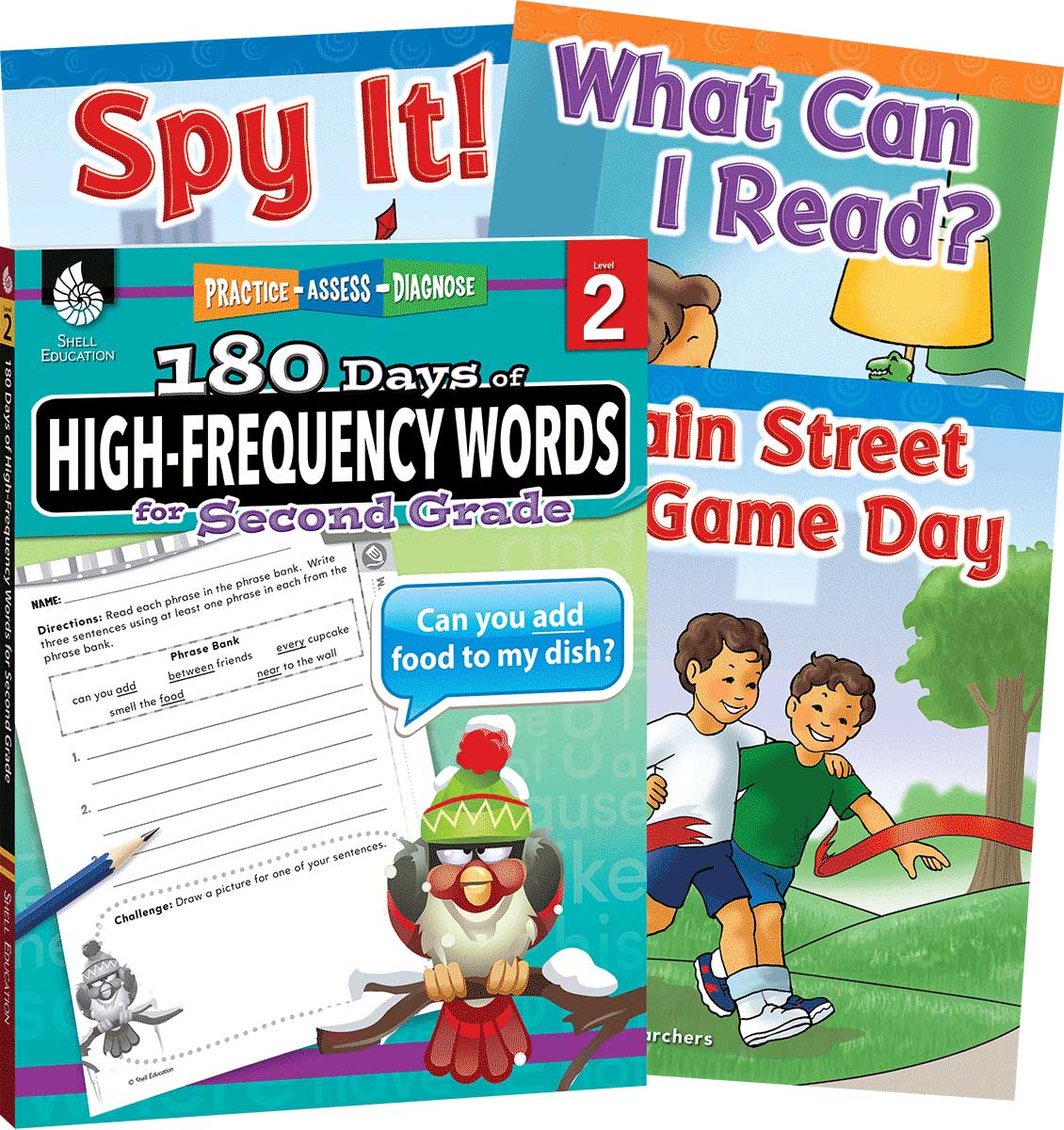 Learn-at-Home: High-Frequency Words Bundle Grade 2: 4-Book Set