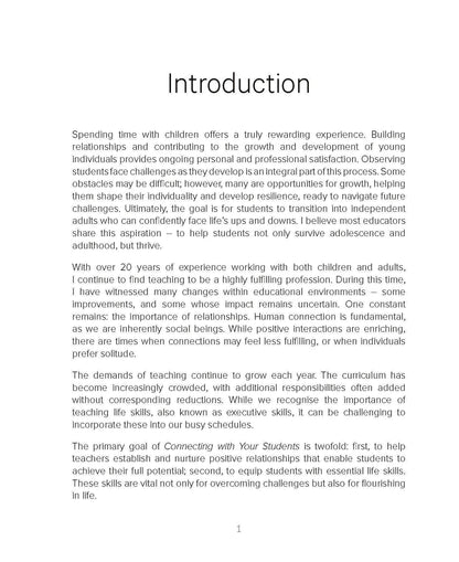 Connecting with Your Students