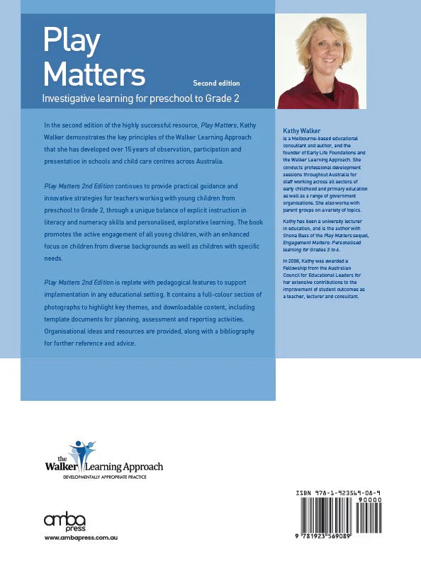 Play Matters: Investigative learning for preschool to Grade 2