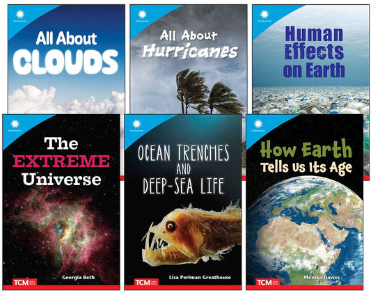 Smithsonian STEAM Earth and Space Informational Text Middle School 6-Book Set