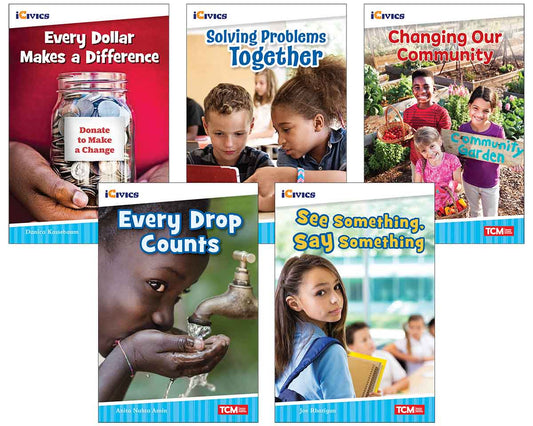 iCivics Grade 2: Community & Social Awareness 5-Book Set