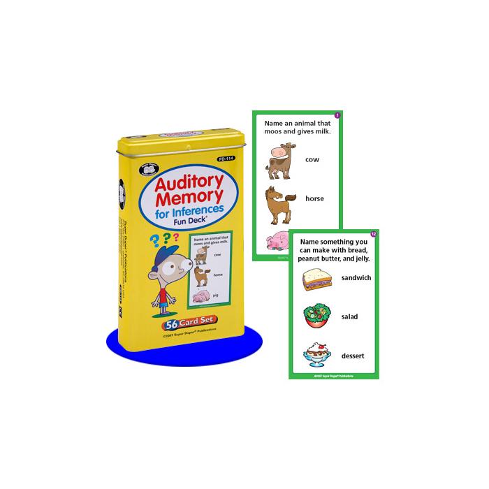 Auditory Memory For Inferences Fun Deck