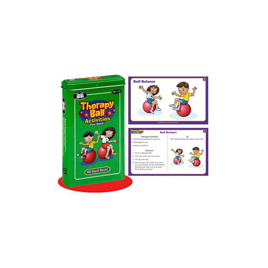 Therapy Ball Activities Fun Deck