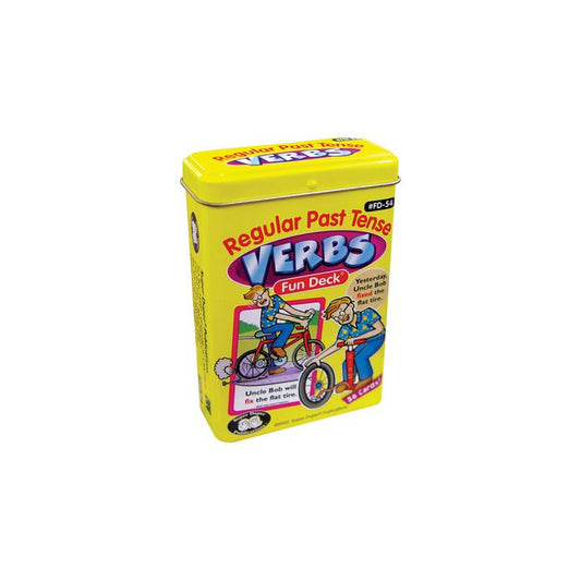 Regular Past Tense Verbs Fun Deck