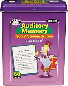 Auditory Memory Social Studies Fun Deck