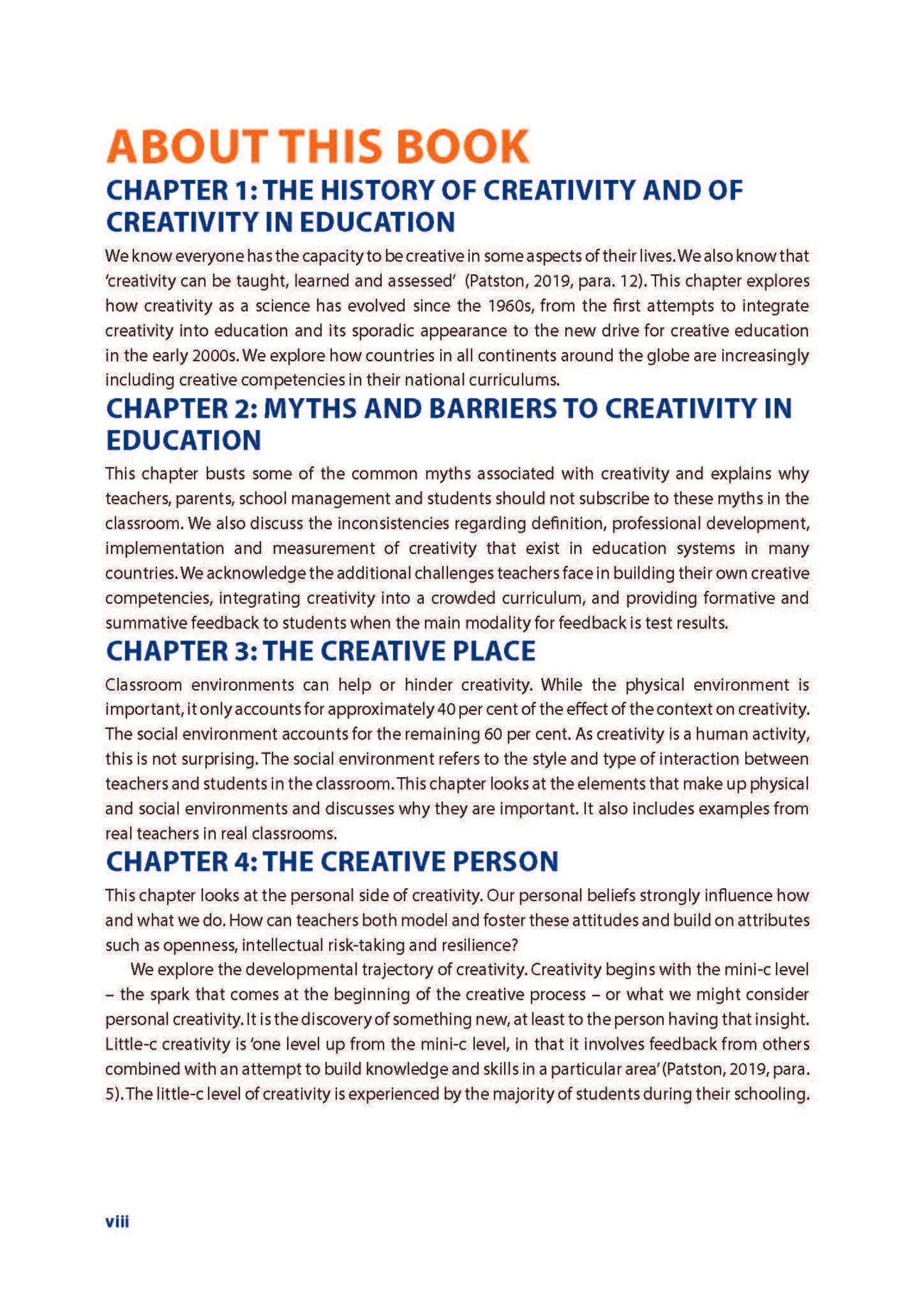 Creative Actions: Embedding Creative Competencies in Every Classroom